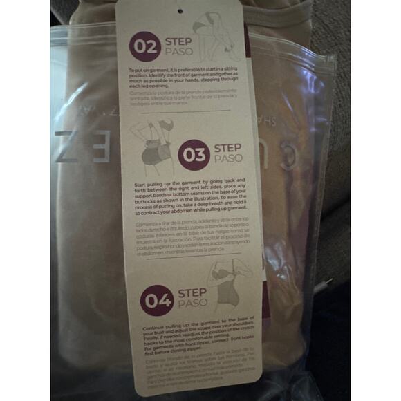 Brand New Curveez Women's L Nude Ultra Shaping Hip Hugger Bodysuit - Picture 6 of 8